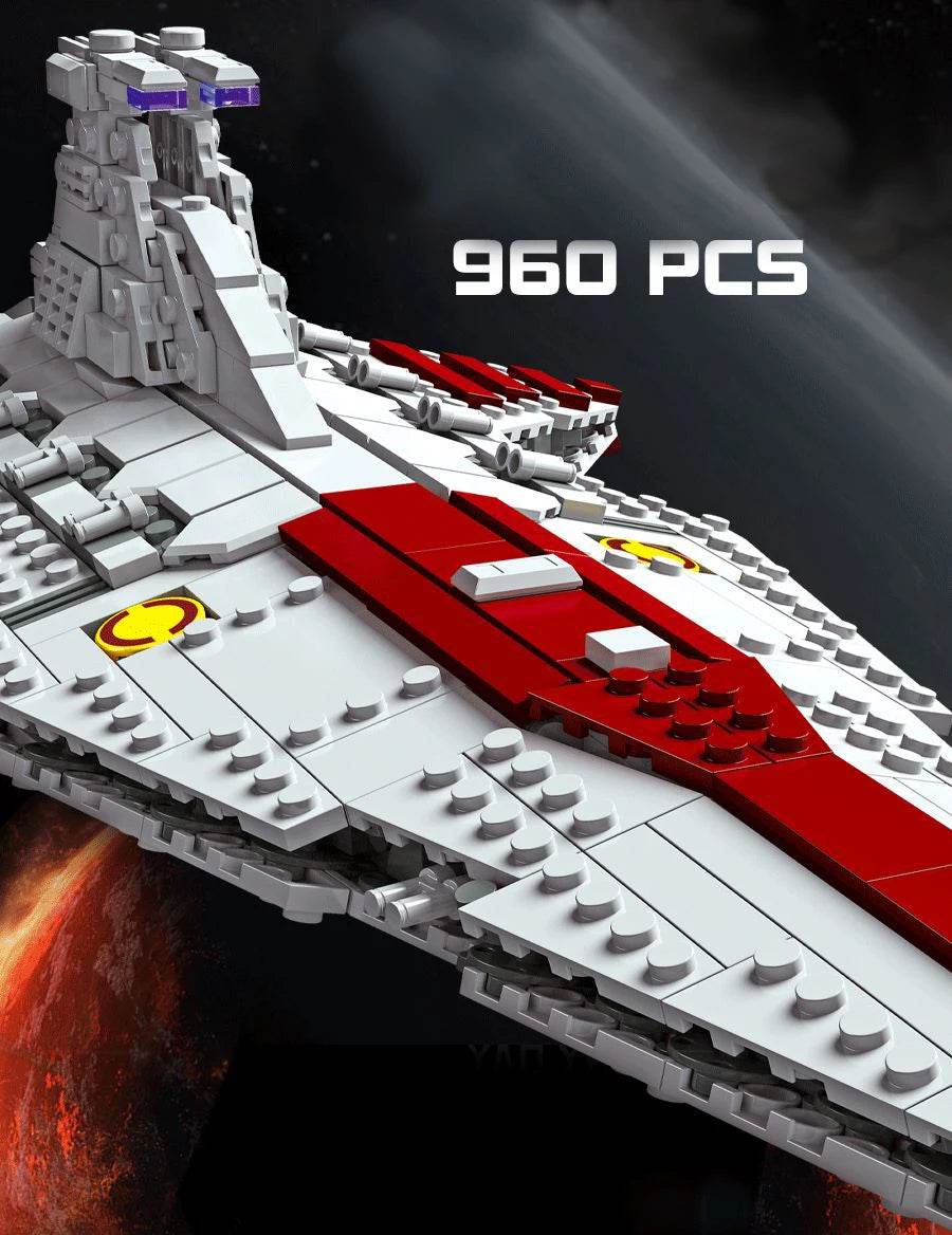 960PCS Space Battleship Building Blocks Kits for Kids Toys - ToylandEU