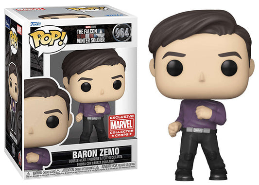 Baron Zemo Funko Pop Dancing Marvel Collector Corps Exclusive