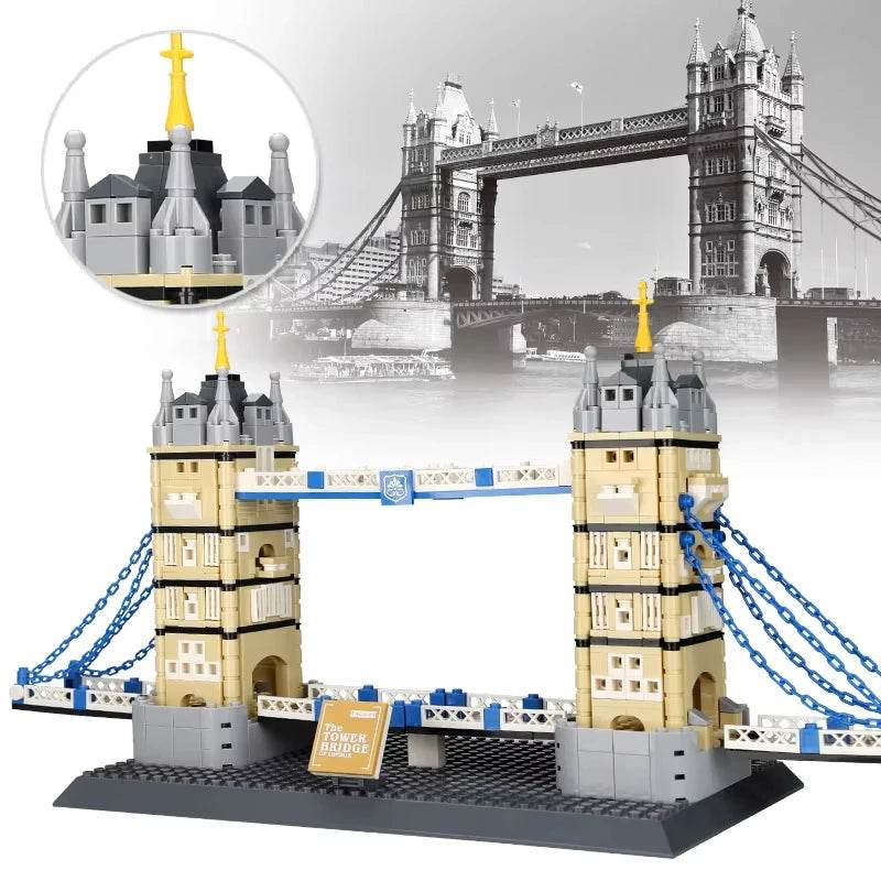 969PCS London UK Twin Towers Bridge Building Blocks Set - ToylandEU