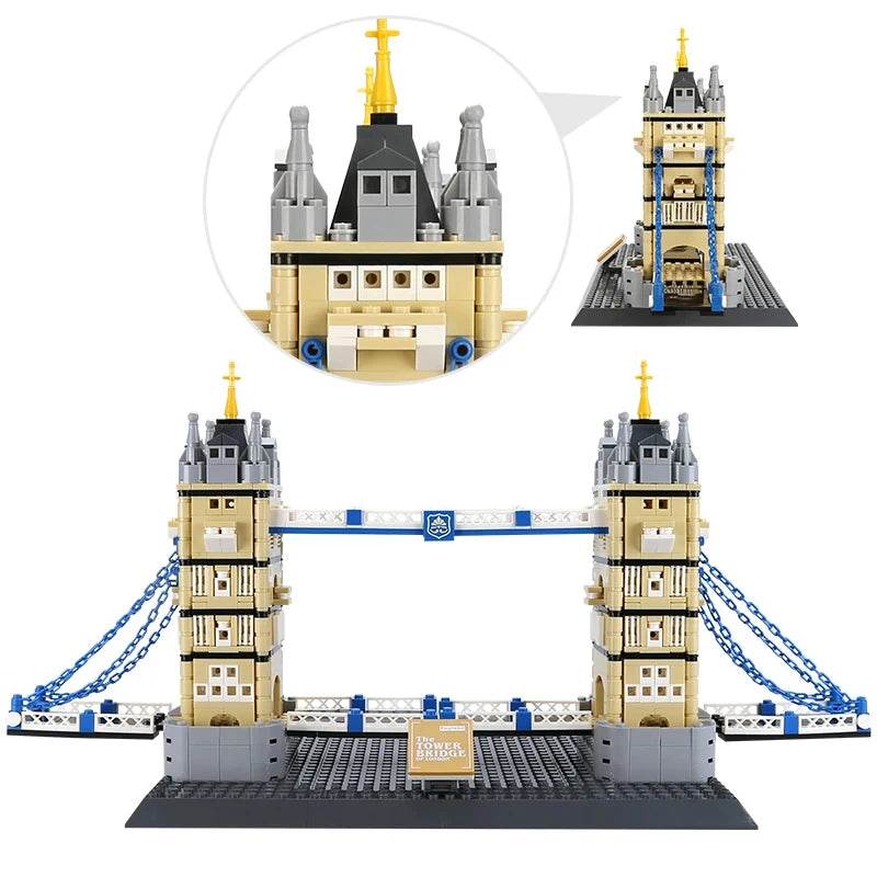 969PCS London UK Twin Towers Bridge Building Blocks Set - ToylandEU