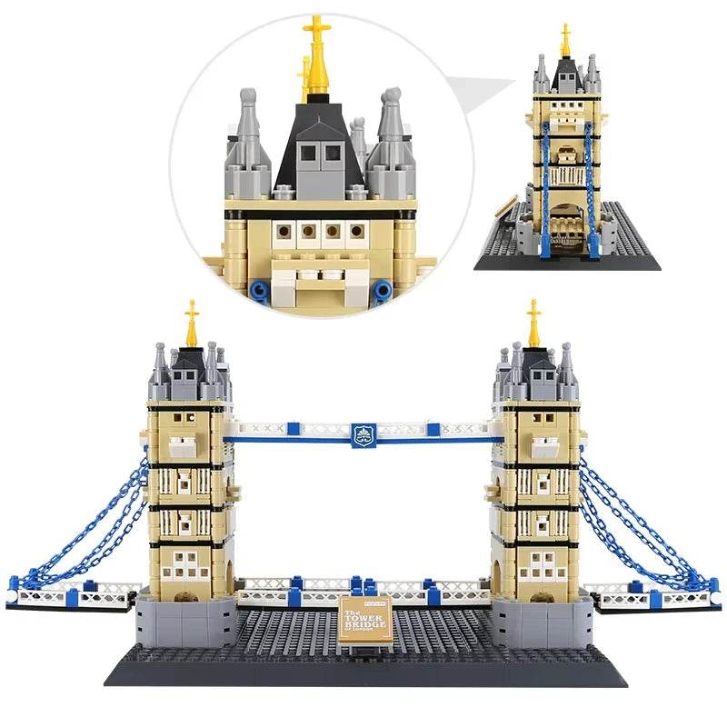 969PCS London UK Twin Towers Bridge Building Blocks Set - ToylandEU