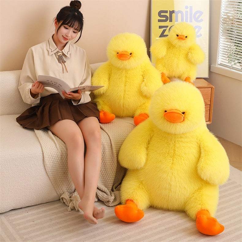 Fluffy Big Duck Plush Doll | 45-95 cm