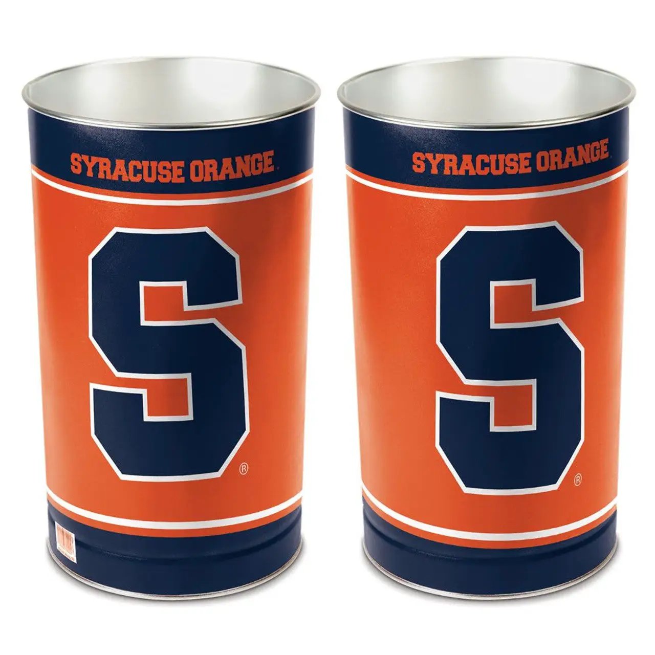 Syracuse Orange Wastebasket 15 Inch - Periodic Restock