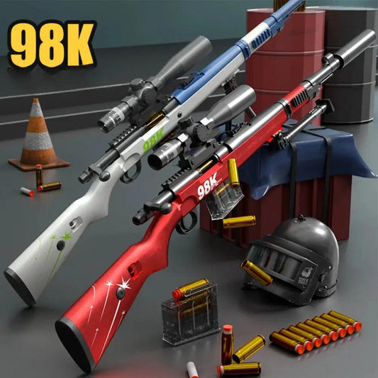  98K Soft Bullet Toy Gun Sniper Rifle Outdoor Battle Pro -  ToylandEU™