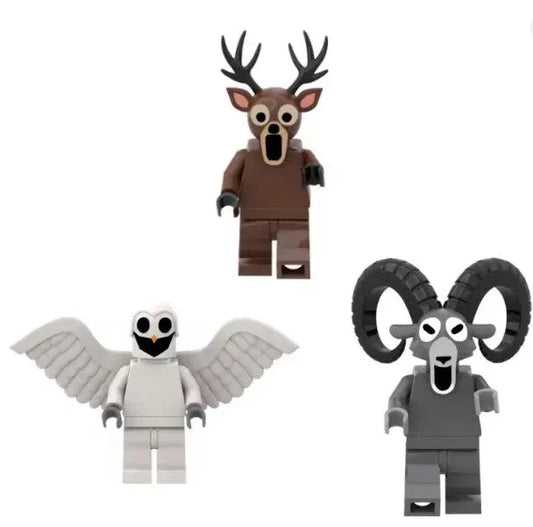 99 Nights in the Forest Custom Minifigure Set (3-Pack) – Deer, Owl & Goat Spirits - ToylandEU