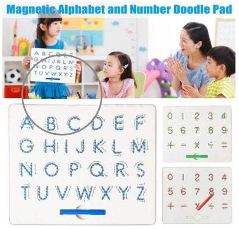 Magnetic Letter And Number Drawing Board | Steel Ball
