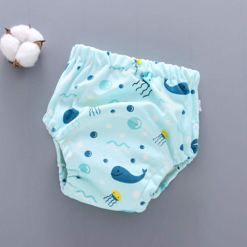 Washable 6-Layer Gauze Training Pants | Diaper Cover | Learning Pants