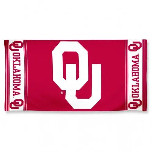 Oklahoma Sooners Towel 30x60 Beach Style