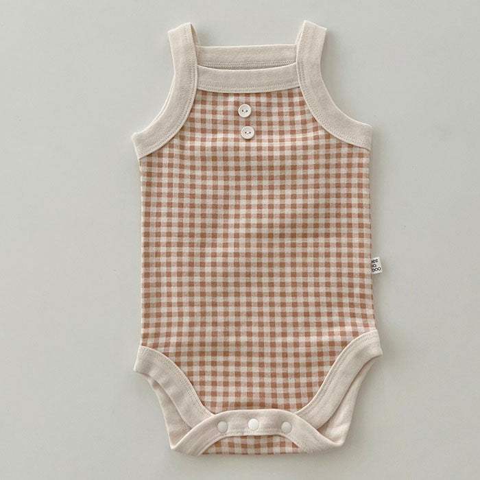 Newborn Cotton Sleeveless Vest Jumpsuit | Baby & Children's One-Pieces