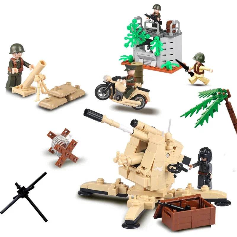 998PCS Kursk Battle Scene Building Blocks WW2 Classic Set - ToylandEU