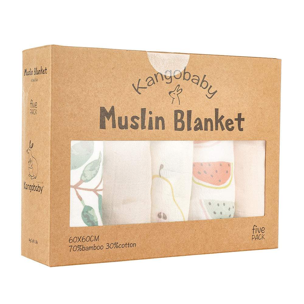Baby Gauze Saliva Towel Bib | Bamboo Fiber Blend
