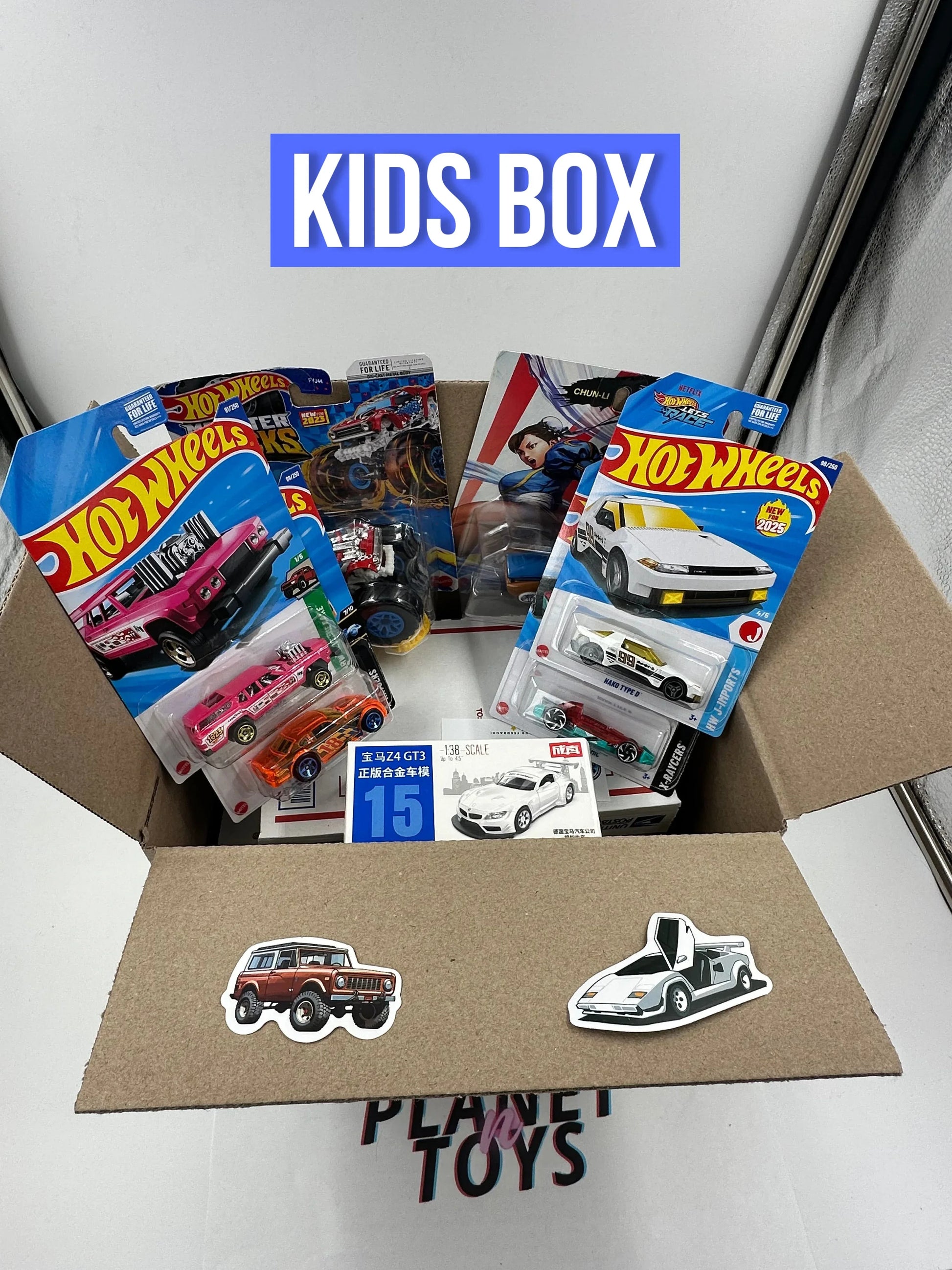 Planet n Toys Diecast Box 1:64 Assorted Collectible Hotwheels/Matchbox - ToylandEU