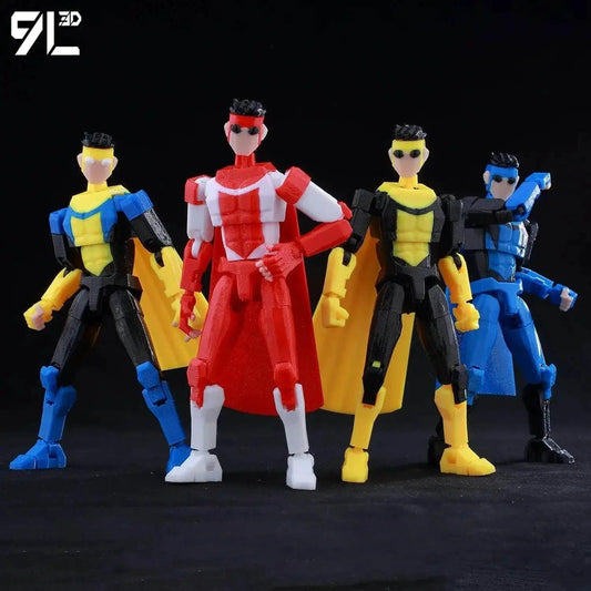  9L3D Lucky 13 Invincible Boy Action Figure, 3D Printed Model -  ToylandEU™