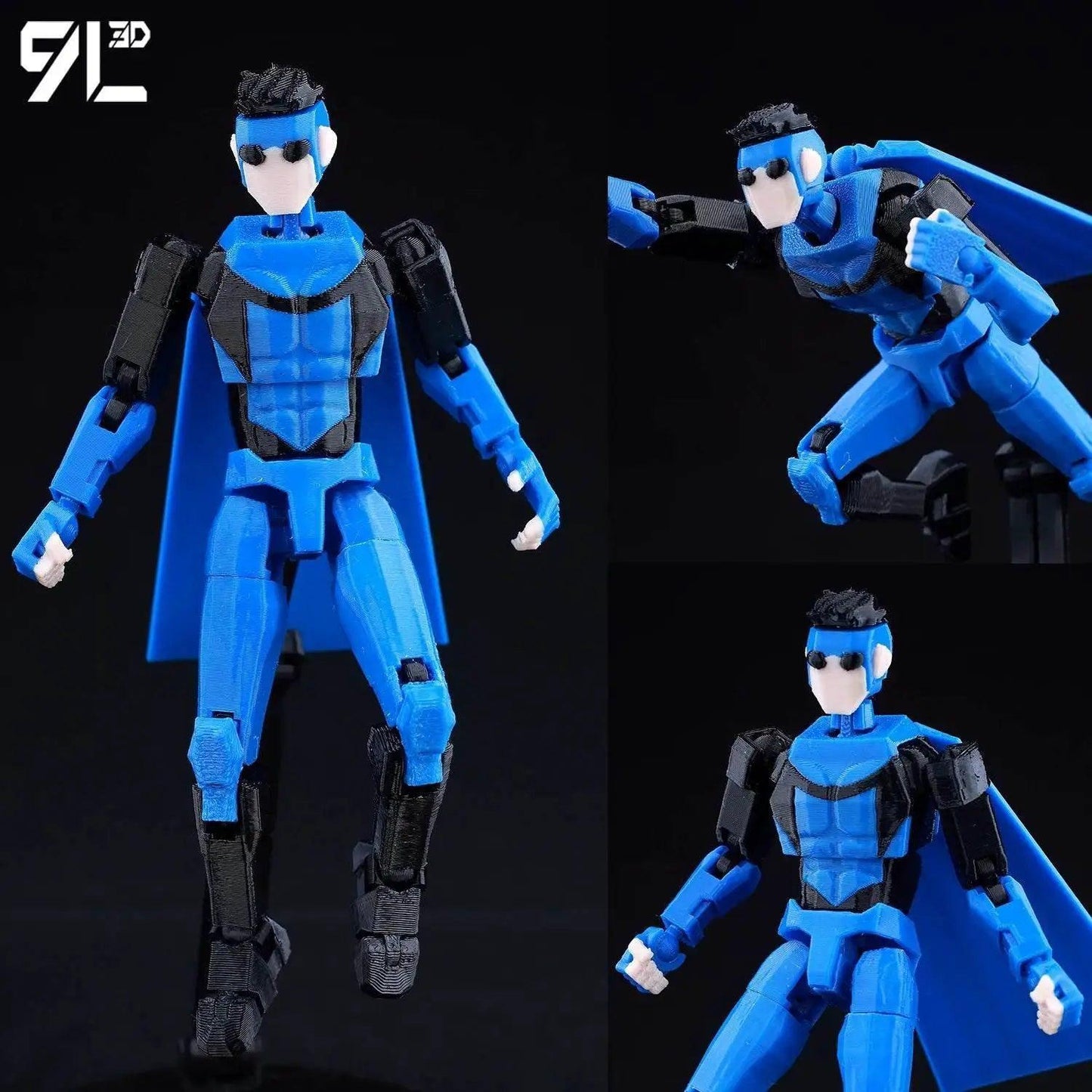  9L3D Lucky 13 Invincible Boy Action Figure, 3D Printed Model -  ToylandEU™