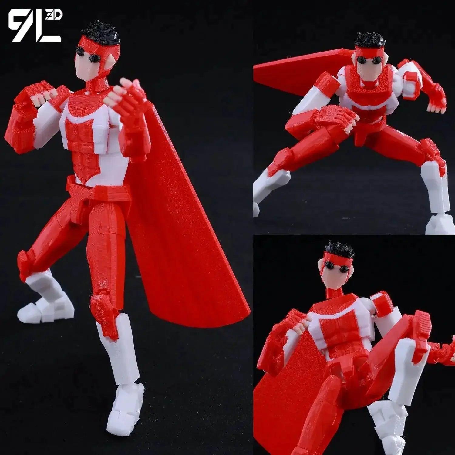  9L3D Lucky 13 Invincible Boy Action Figure, 3D Printed Model -  ToylandEU™