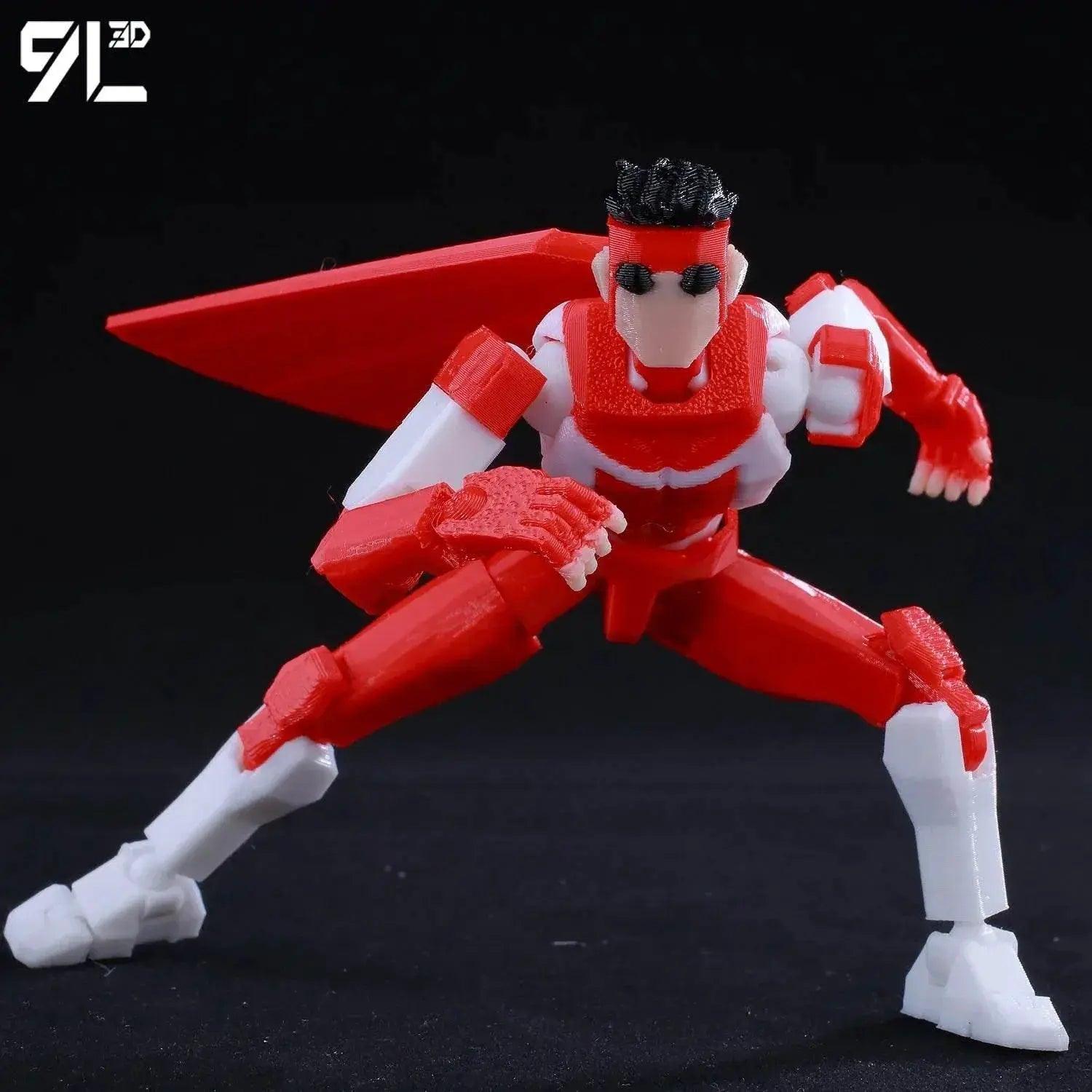  9L3D Lucky 13 Invincible Boy Action Figure, 3D Printed Model -  ToylandEU™
