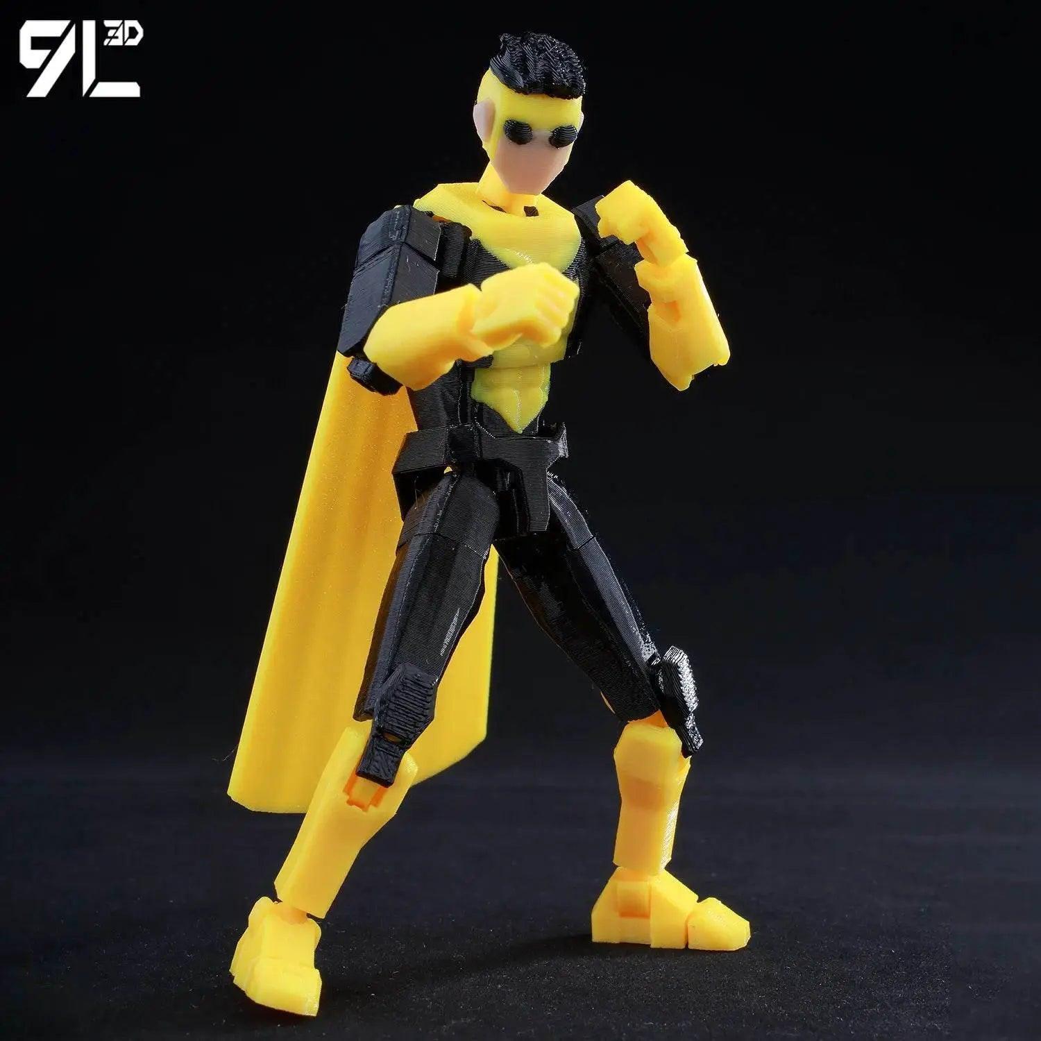  9L3D Lucky 13 Invincible Boy Action Figure, 3D Printed Model -  ToylandEU™