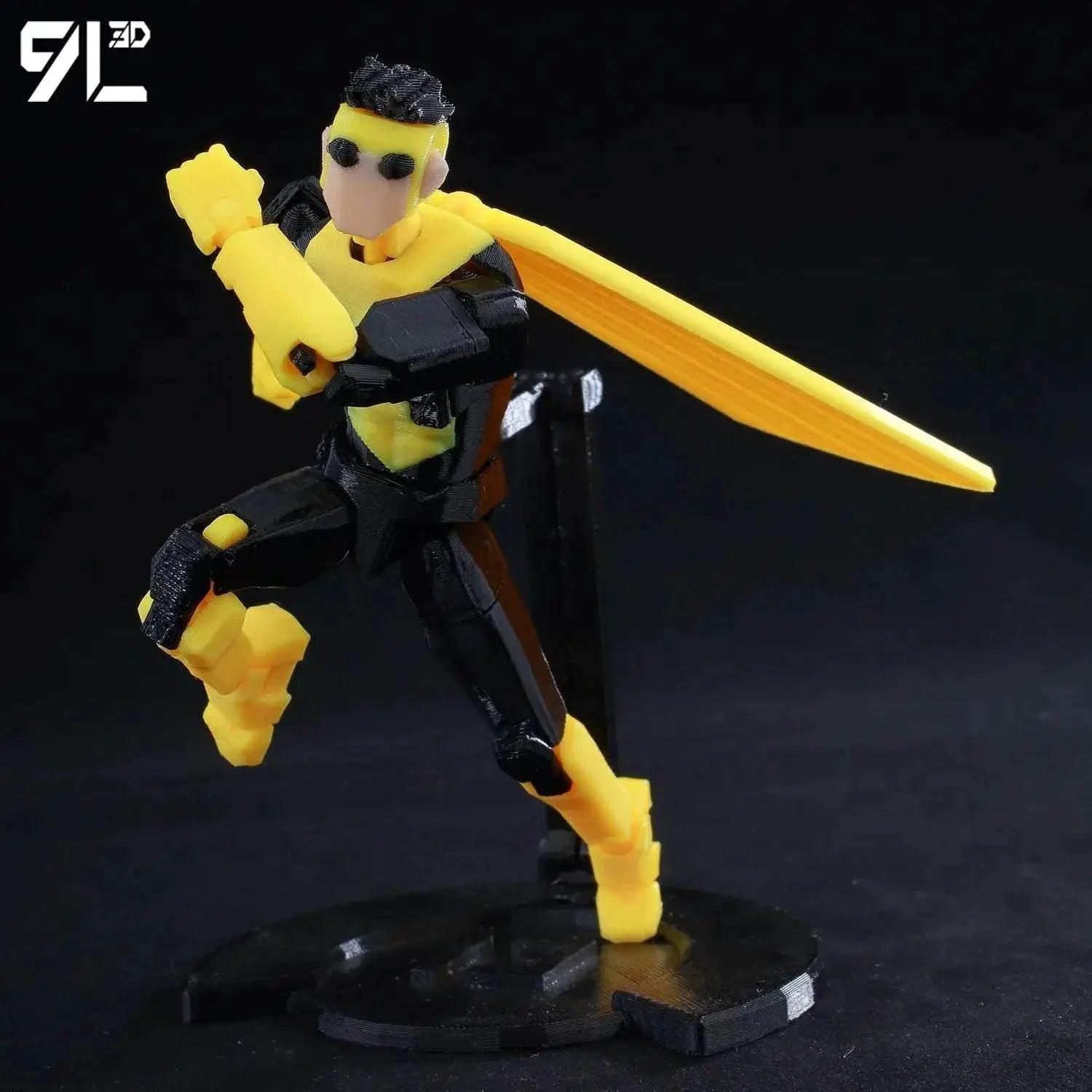  9L3D Lucky 13 Invincible Boy Action Figure, 3D Printed Model -  ToylandEU™
