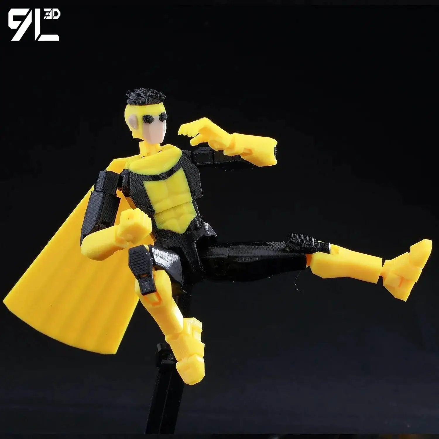  9L3D Lucky 13 Invincible Boy Action Figure, 3D Printed Model -  ToylandEU™