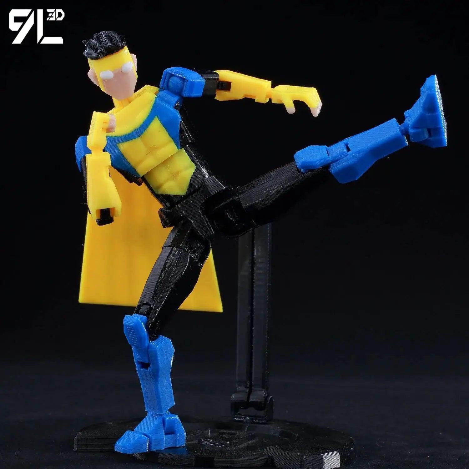  9L3D Lucky 13 Invincible Boy Action Figure, 3D Printed Model -  ToylandEU™