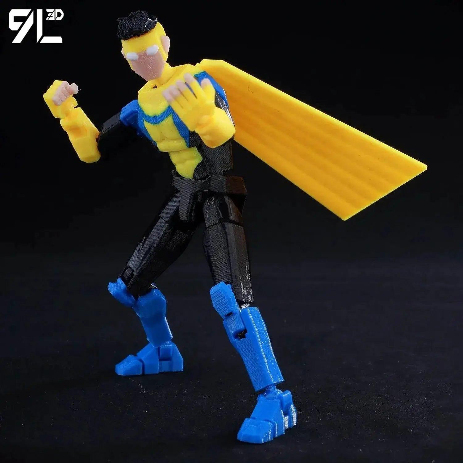  9L3D Lucky 13 Invincible Boy Action Figure, 3D Printed Model -  ToylandEU™