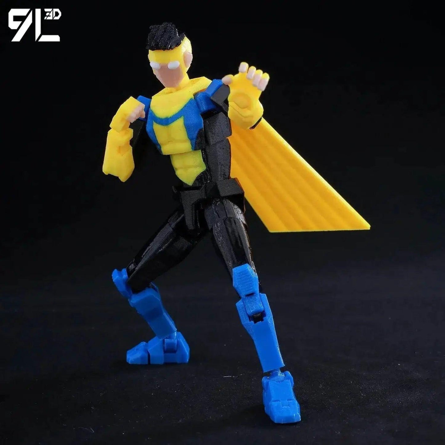  9L3D Lucky 13 Invincible Boy Action Figure, 3D Printed Model -  ToylandEU™