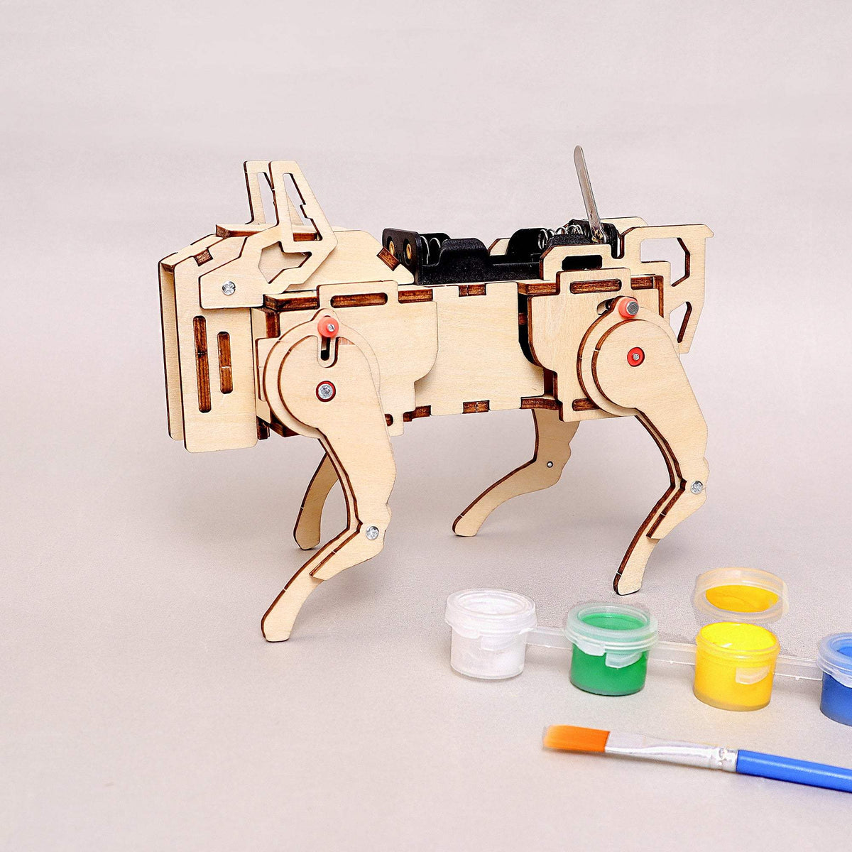 Robot Dog STEM Kit | Sound Activated Control | DIY Assembly | Kids Ages 8+