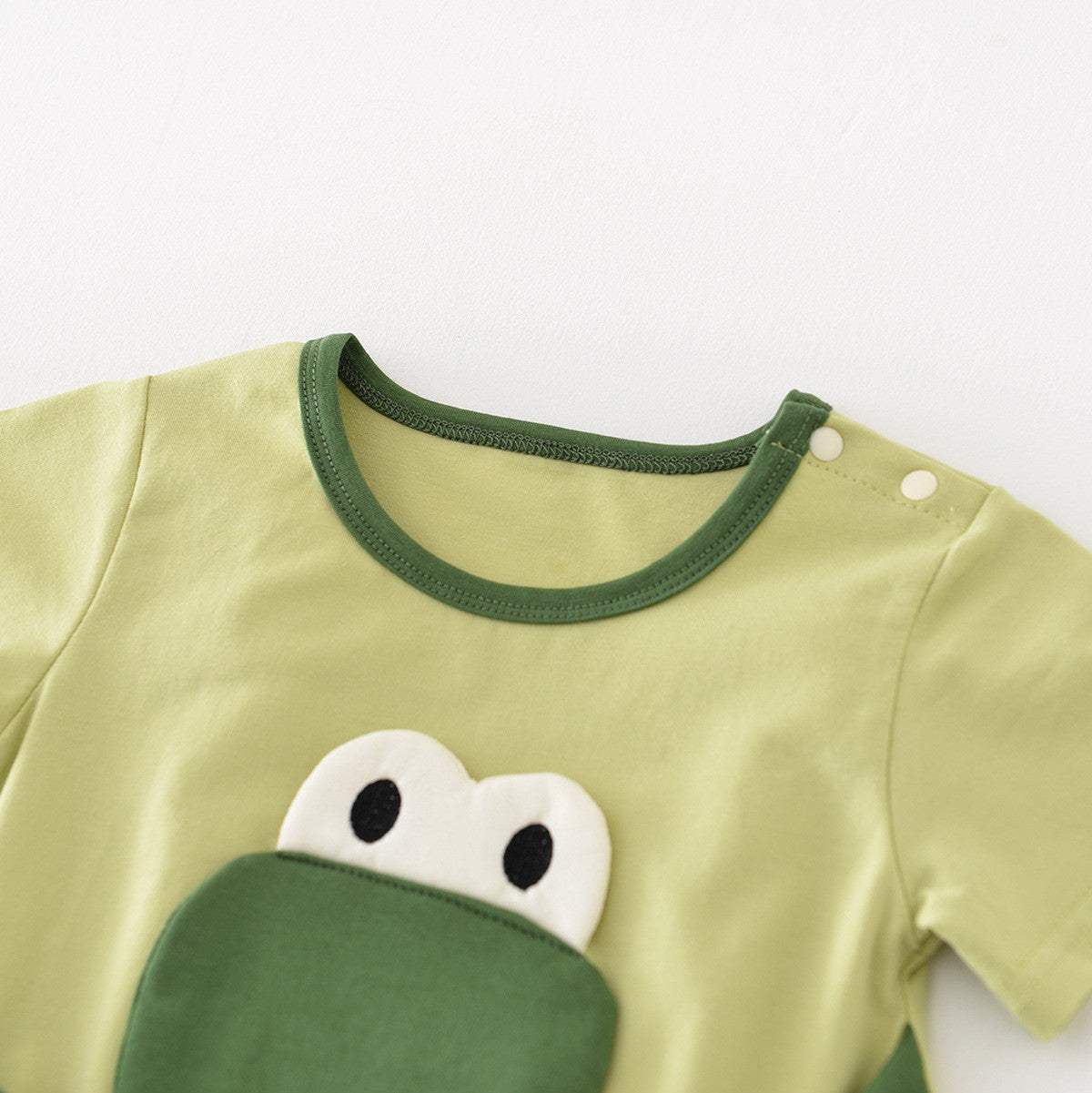 Baby Full Moon Dinosaur Jumpsuit | Light Green | Going-Out Outfit