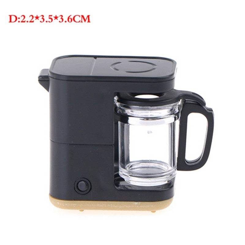 1:12 Dollhouse Mini Oven And Coffee Machine | Plastic | Ages 36-60