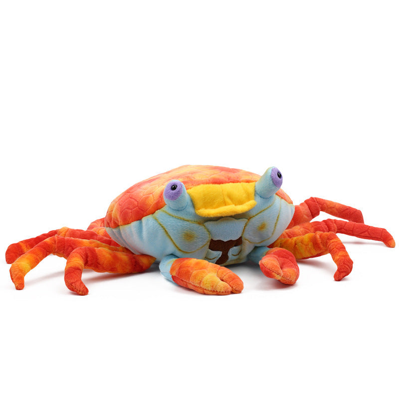 Little Crab Plush Doll with Red Stone Crab Trumpet