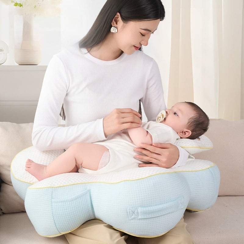 Starfish Nursing Pillow With Waist Support | Shell White