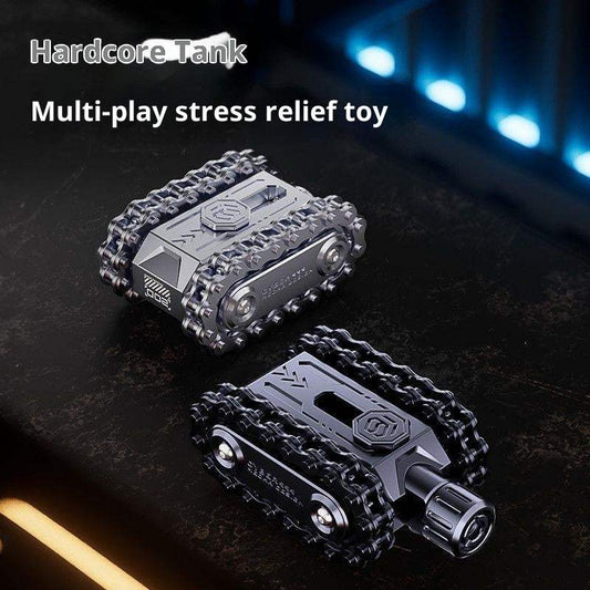 Mechanical Rotating Metal Tank Fidget Toy | Decompression