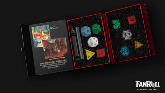 D&D 50th Anniversary Then/Now Dice Set | For D&D & Tabletop RPGs | Dice Sets & Games