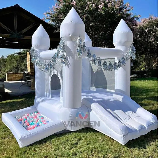 Durable 9Ft Arch Inflatable Bounce Castle With Ball Pit