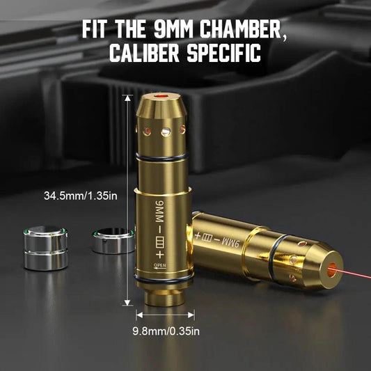  9mm Red Dot Laser Training Cartridge For Pistol Practice Pro -  ToylandEU™