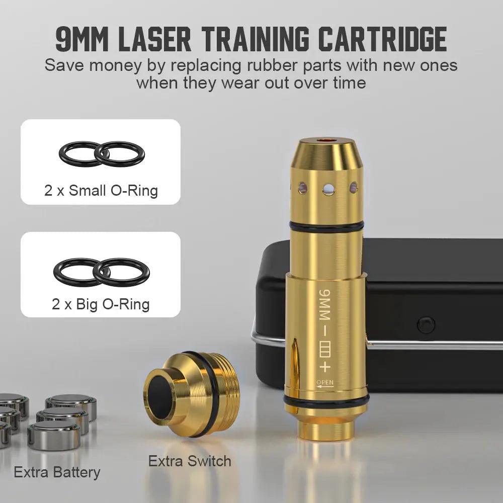  9mm Red Dot Laser Training Cartridge For Pistol Practice Pro -  ToylandEU™