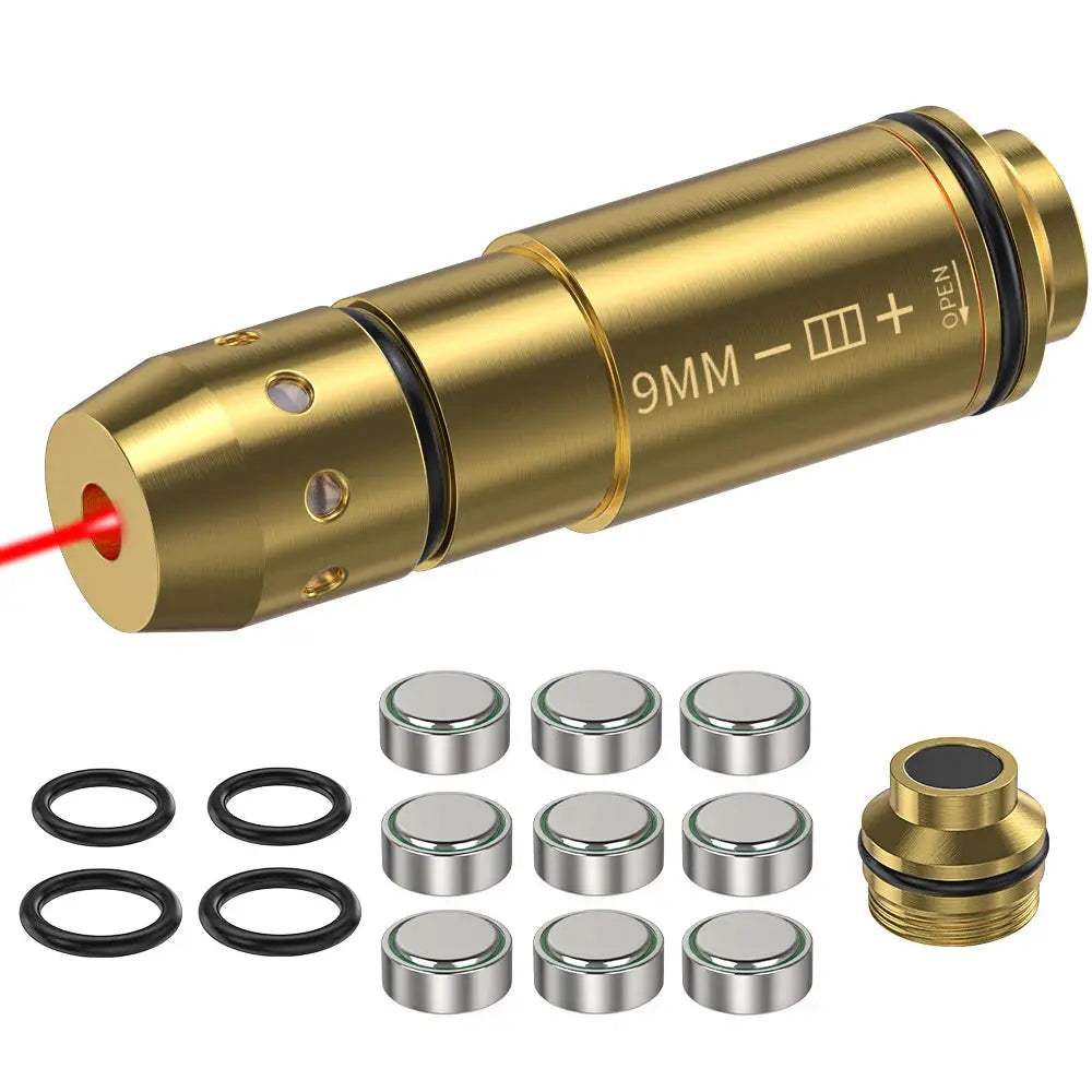9mm Red Dot Laser Training Cartridge for Precise Pistol Practice - ToylandEU