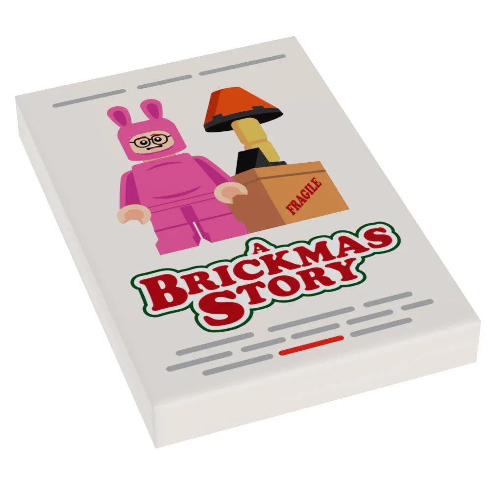 A Brickmas Story Movie Cover (2x3 Tile) - B3 Customs - ToylandEU