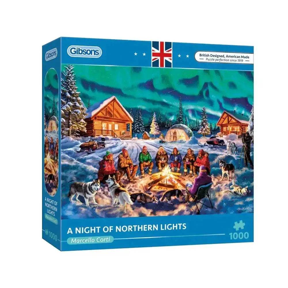 Northern Lights 1000 Piece Jigsaw Puzzle For Cozy Evenings - ToylandEU