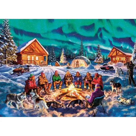 Northern Lights 1000 Piece Jigsaw Puzzle For Cozy Evenings - ToylandEU