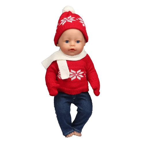 American Girl Doll Christmas Outfit - 18 Inch Doll Clothes Suit ToylandEU.com Toyland EU