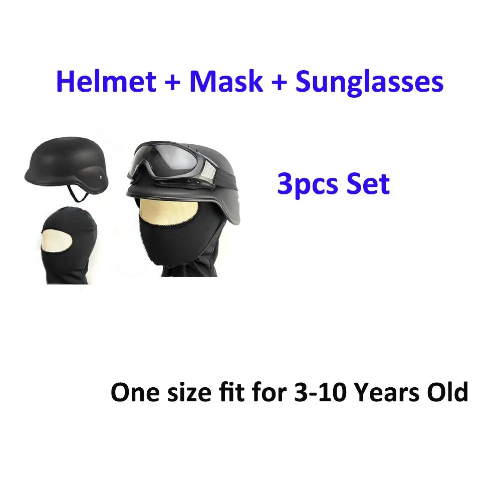 Kids Unisex Policeman Fancy Dress Costume Halloween Blue and Black FBI Uniform SWAT Police Officer Costume For Boys Girls - ToylandEU