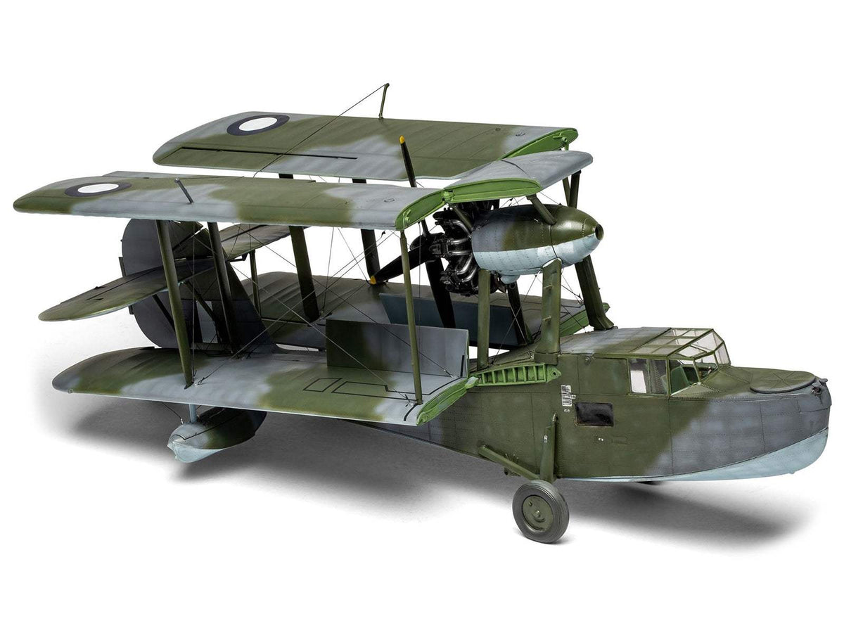 Level 3 Model Kit Supermarine Walrus Mk.I Aircraft with 3 Scheme Options | 1/48 Plastic Model Kit | Airfix | Collector Quality
