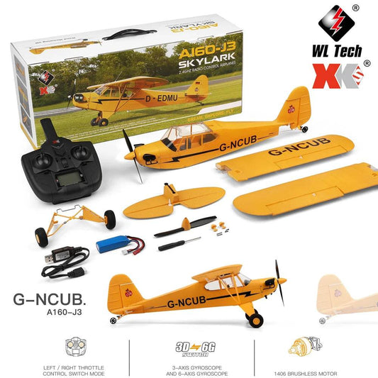 A160 WLtoys XKS 2.4G RC Plane 650mm Wingspan Brushless Motor - ToylandEU