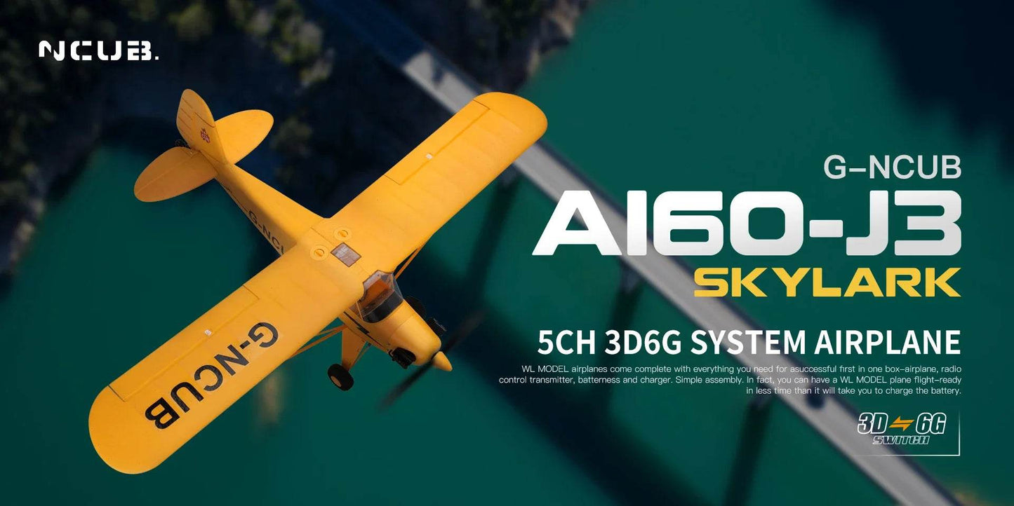 A160 WLtoys XKS 2.4G RC Plane 650mm Wingspan Brushless Motor - ToylandEU