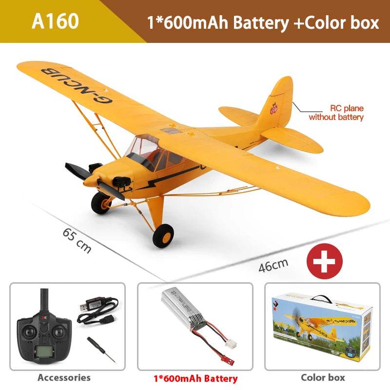 A160 WLtoys XKS 2.4G RC Plane 650mm Wingspan Brushless Motor - ToylandEU