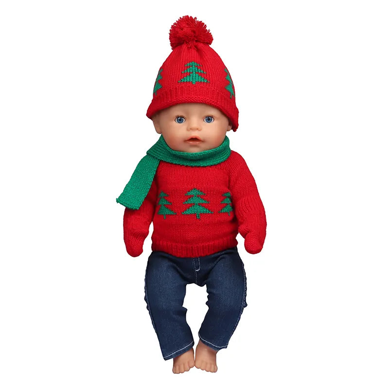 American Girl Doll Christmas Outfit - 18 Inch Doll Clothes Suit - ToylandEU