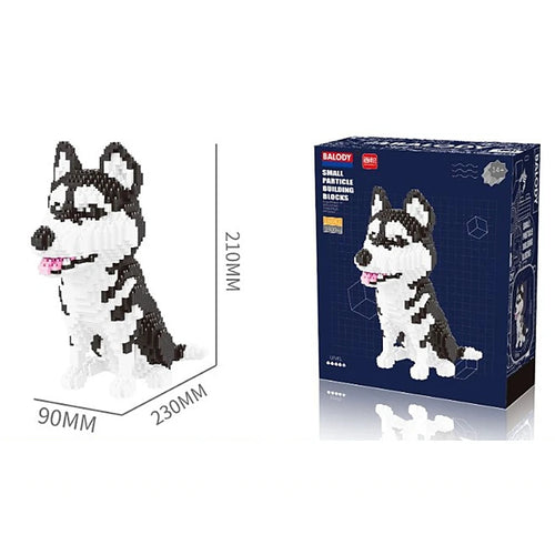 Simulated Pet Cat and Dog Building Blocks Model for Kids ToylandEU.com Toyland EU