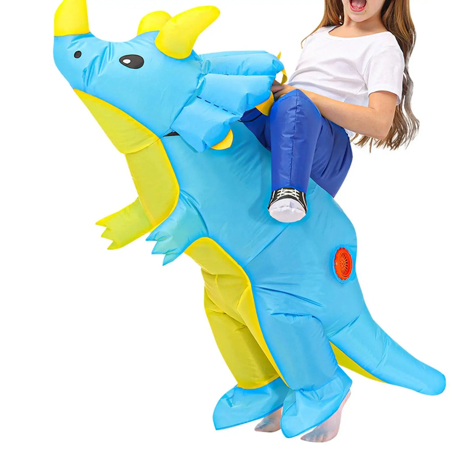 Inflatable Horse Costume | Ride On Design | Battery Powered | Adult Unisex