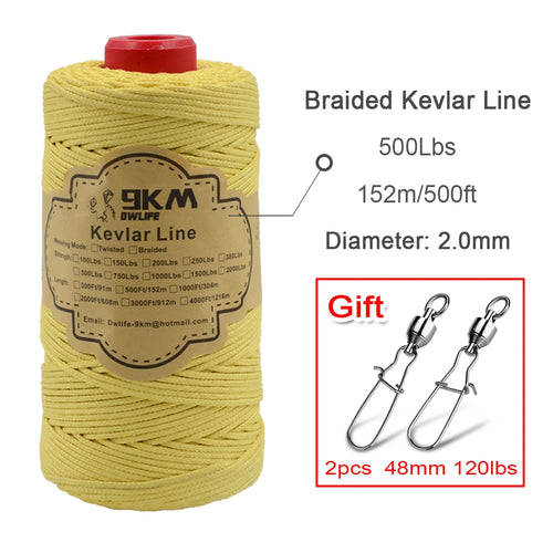 High Strength 100% DuPont Braided Kevlar Line - Versatile Outdoor Utility Rope ToylandEU.com Toyland EU